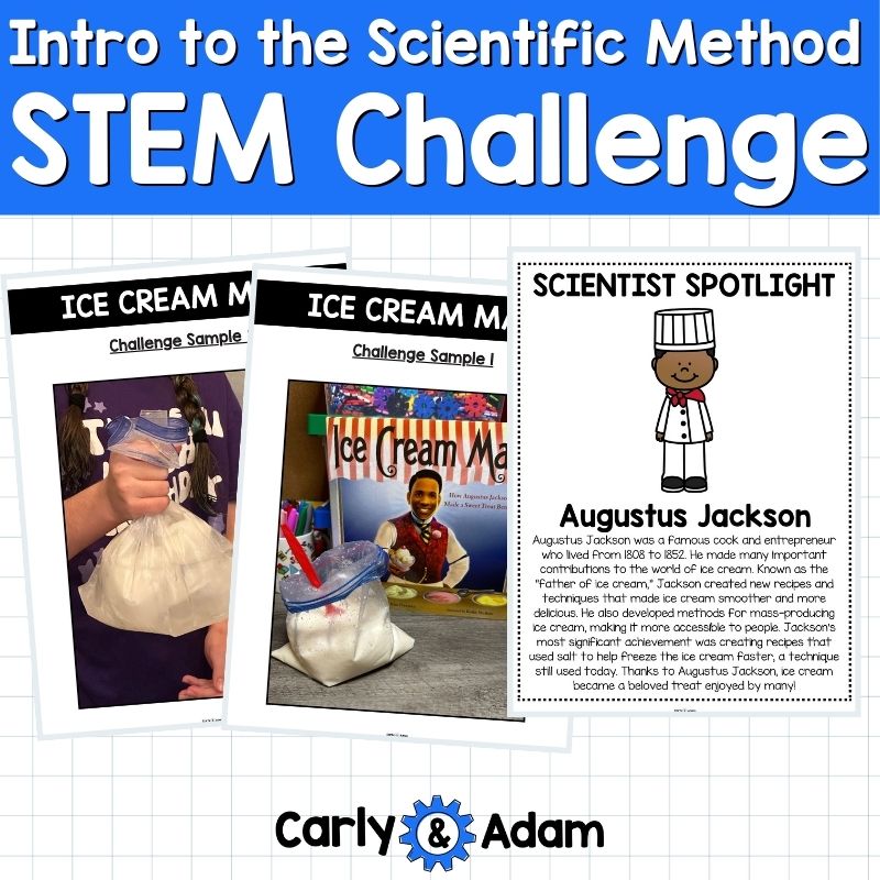 4th Grade Intro to the Scientific Method Making Ice Cream - The Ice Cream Man — preview 4