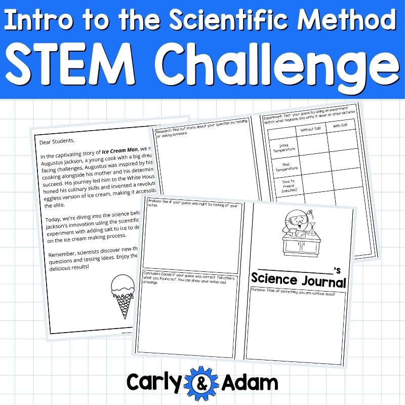 4th Grade Intro to the Scientific Method Making Ice Cream - The Ice Cream Man — preview 7