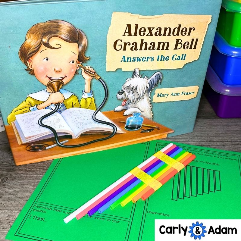Intro to the Scientific Method Activities Alexander Graham Bell Answers the Call — preview 3