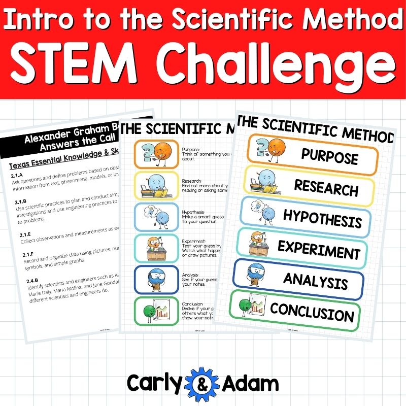 Intro to the Scientific Method Activities Alexander Graham Bell Answers the Call — preview 4