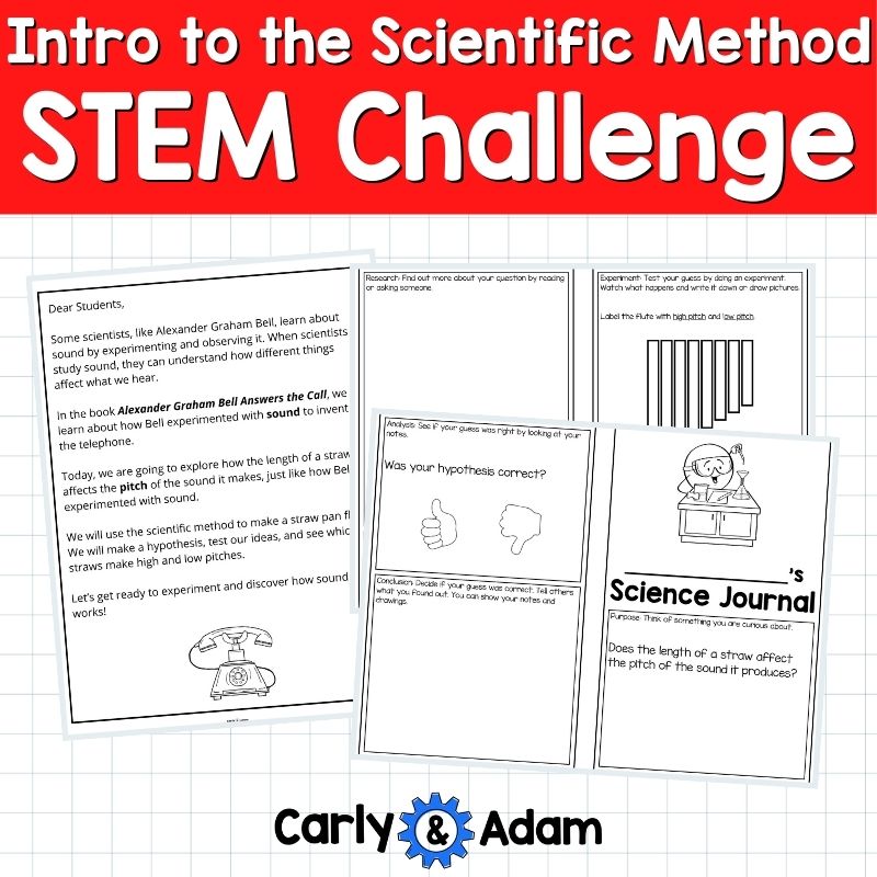 Intro to the Scientific Method Activities Alexander Graham Bell Answers the Call — preview 7
