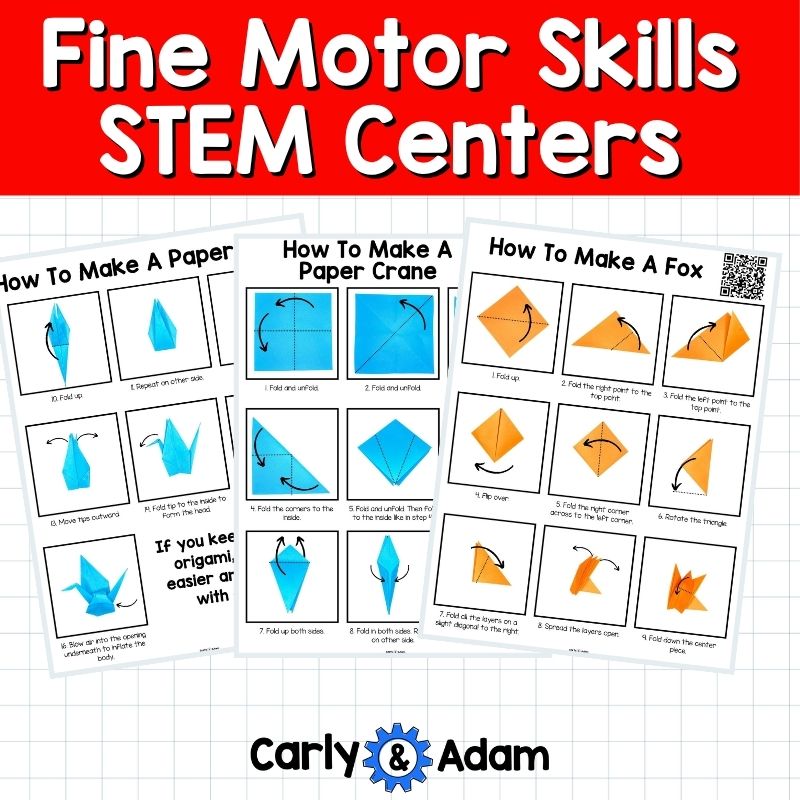 Fine Motor Skills STEM Centers Cardboard, Braiding, Paper, Cutting Activities — preview 11