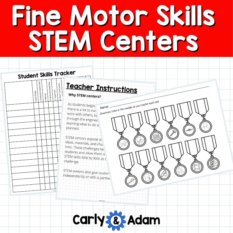 Fine Motor Skills STEM Centers Cardboard, Braiding, Paper, Cutting Activities — preview 12