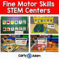 Fine Motor Skills STEM Centers Cardboard, Braiding, Paper, Cutting Activities — preview 1