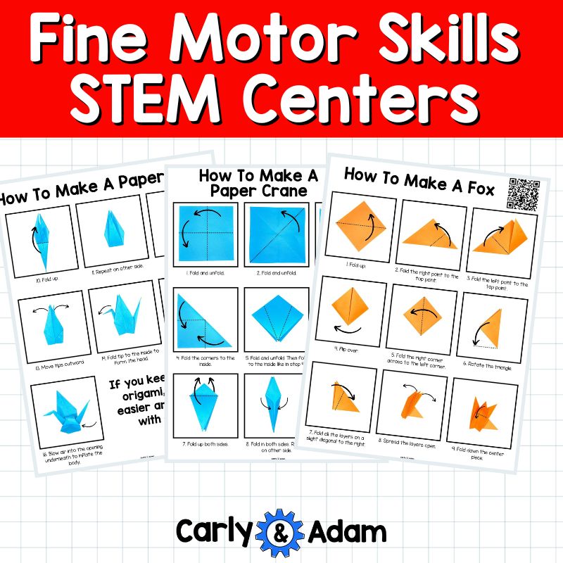 Fine Motor Skills STEM Centers Cardboard, Braiding, Paper, Cutting Activities — preview 19