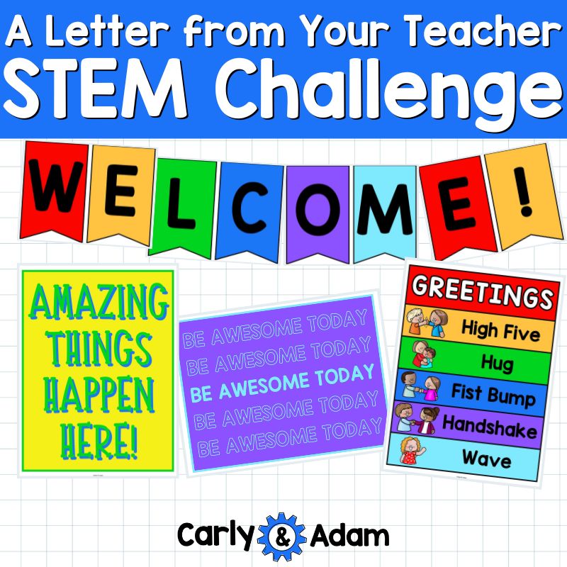 A Letter from Your Teacher on the First Day of School Activity Zipline Challenge — preview 3