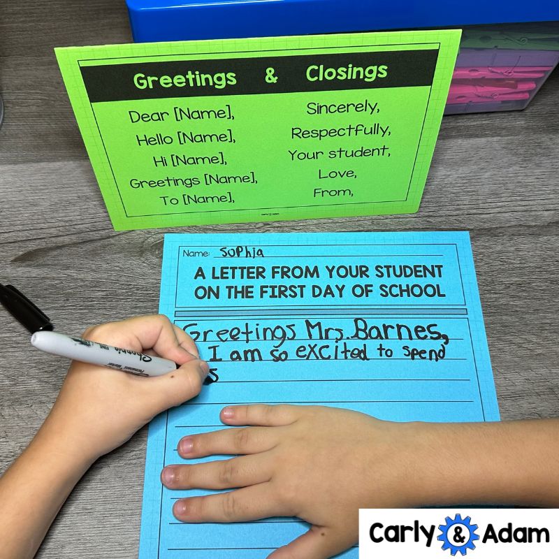 A Letter from Your Teacher on the First Day of School Activity Zipline Challenge — preview 4
