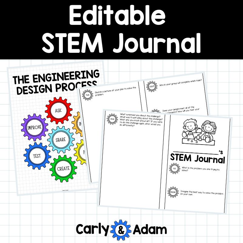 Editable STEM Journal for K-5 STEM Classrooms with Canva — preview 7