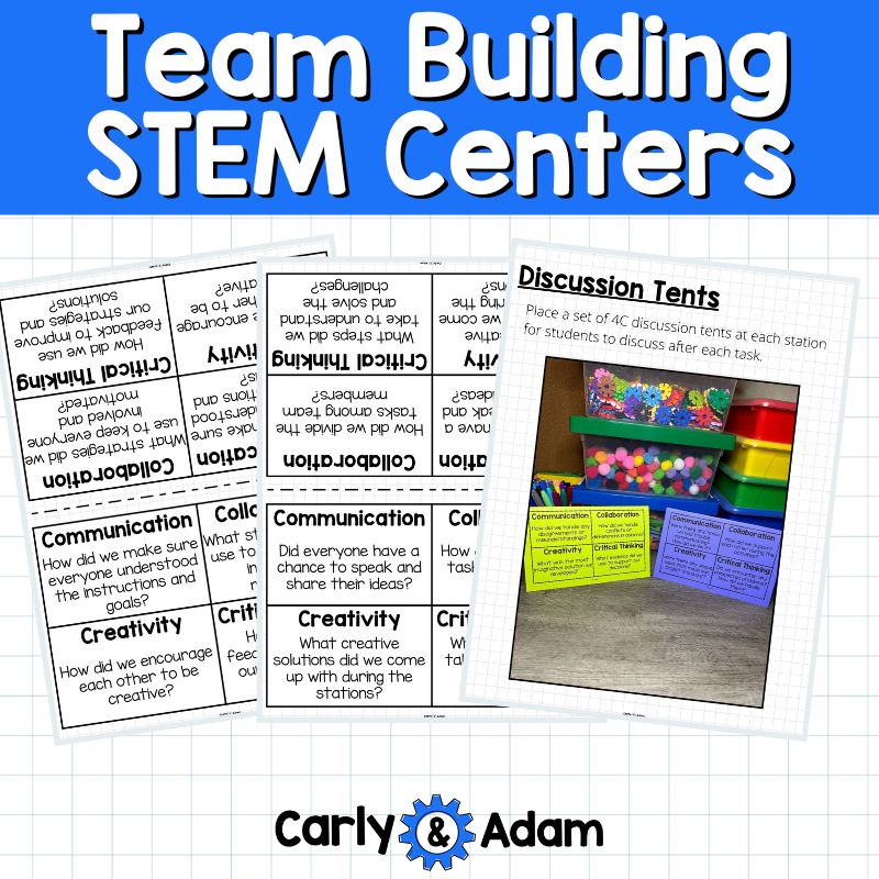 Team Building Activities STEM Centers Back to School Icebreaker Games — preview 3