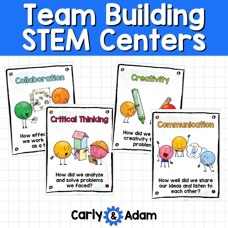 Team Building Activities STEM Centers Back to School Icebreaker Games — preview 4