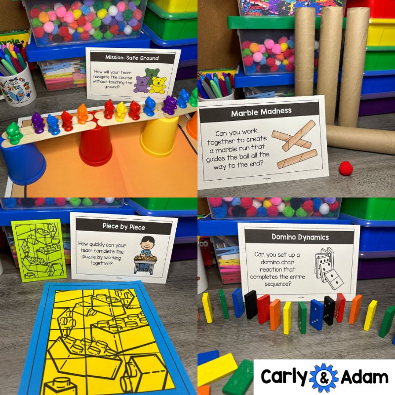 Team Building Activities STEM Centers Back to School Icebreaker Games — preview 6