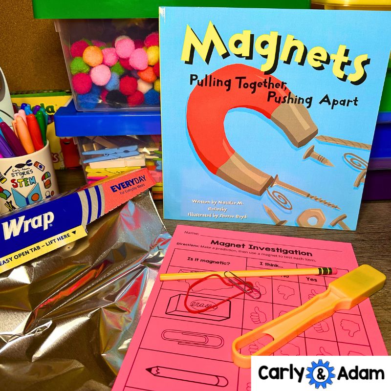 Magnets Push and Pull Kindergarten STEM Activity - Magnetism Force and Motion — preview 6