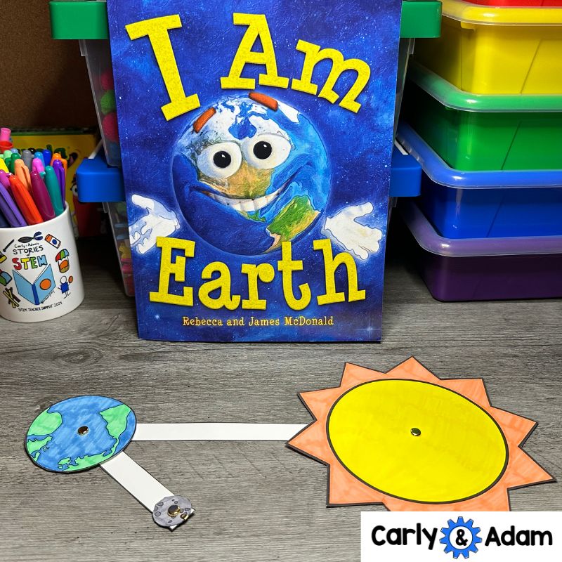 Sun, Earth, and Moon Orbits 3rd Grade STEM Activity I am Earth Read Aloud — preview 3