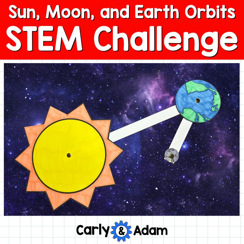 Sun, Earth, and Moon Orbits 3rd Grade STEM Activity I am Earth Read Aloud — preview 1