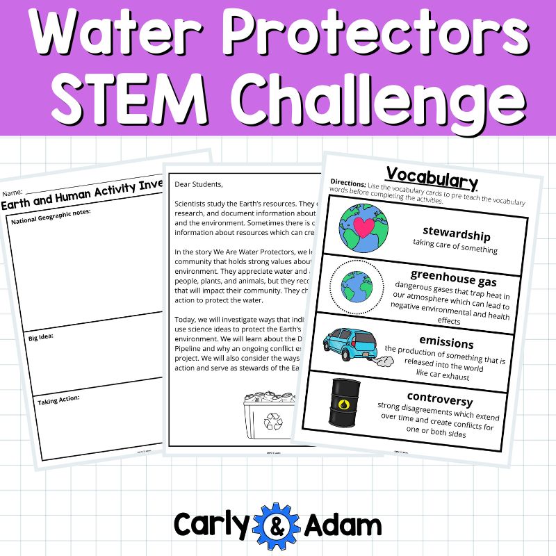 Earth and Human Interactions 5th Grade STEM Lesson Plan The Water Protectors — preview 4