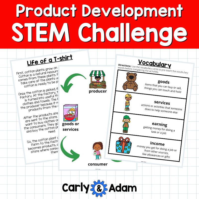 2nd Grade Math STEM Challenge Product Development The Most Magnificent Idea — preview 3