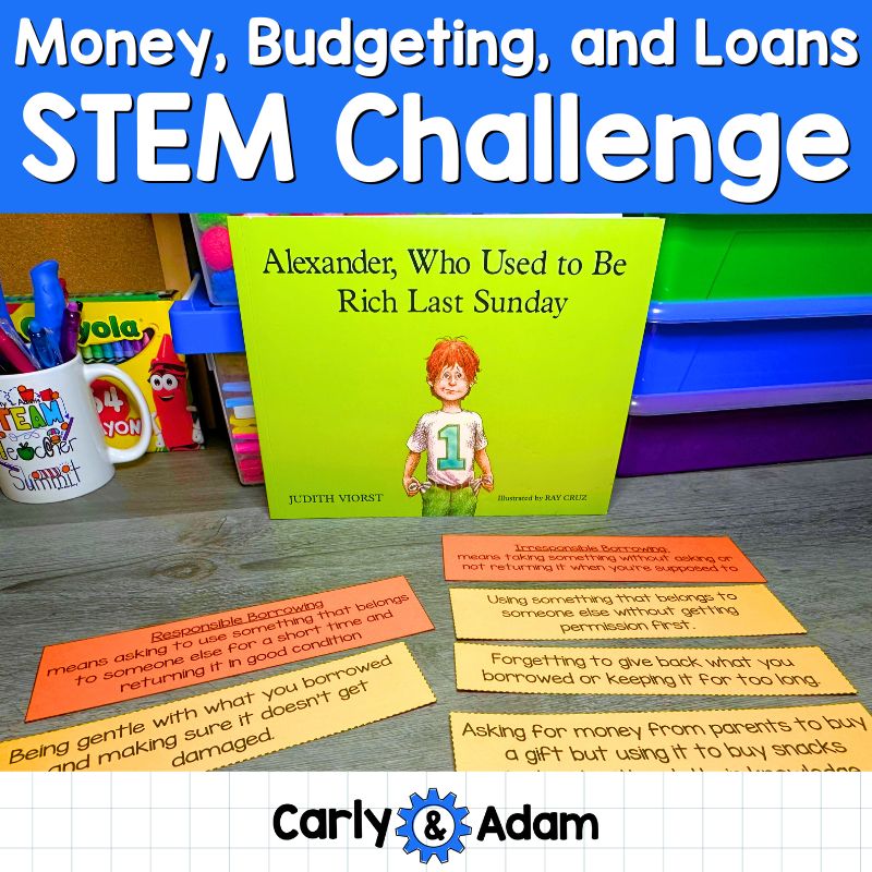 2nd Grade Math STEM Challenge Business, Budgeting, Money, and Borrowing — preview 1