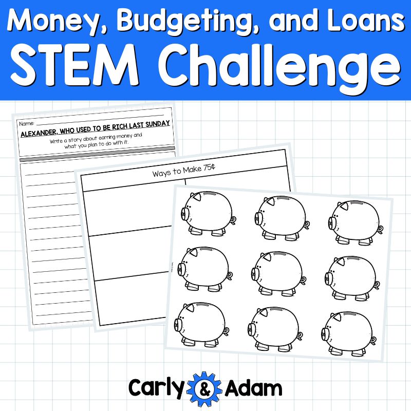 2nd Grade Math STEM Challenge Business, Budgeting, Money, and Borrowing — preview 6