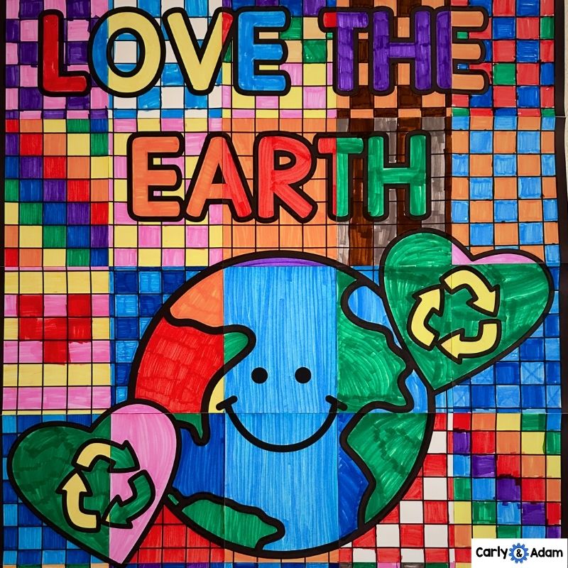 Earth Day STEM Centers Collaborative Poster, Creativity Activities, Recycling — preview 5