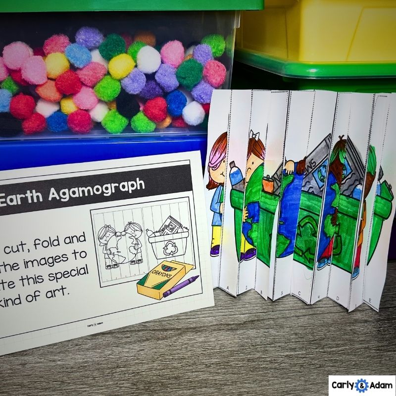 Earth Day STEM Centers Collaborative Poster, Creativity Activities, Recycling — preview 13