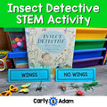 Kindergarten STEM Challenge Bug Sort, Bugs investigation, Insect Detective Book — preview 1