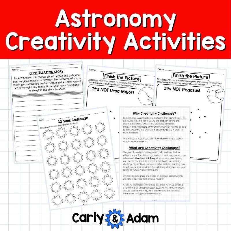 Solar Eclipse Astronomy Creativity Activities Morning Work, STEM Sub Plans — preview 4