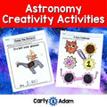 Solar Eclipse Astronomy Creativity Activities Morning Work, STEM Sub Plans — preview 1
