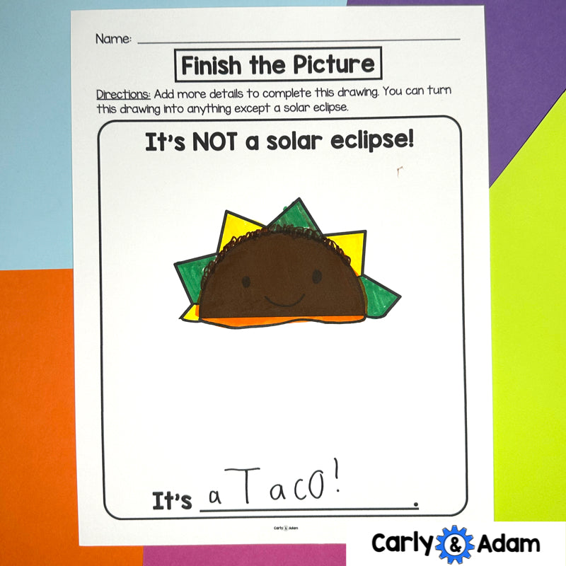 Solar Eclipse Astronomy Creativity Activities Morning Work, STEM Sub Plans — preview 11