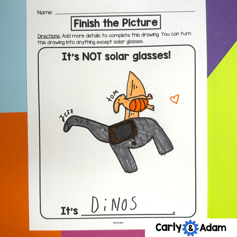 Solar Eclipse Astronomy Creativity Activities Morning Work, STEM Sub Plans — preview 13