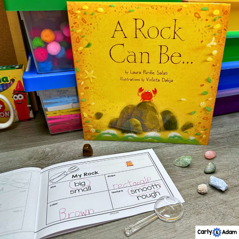 A Rock Can Be Kindergarten STEM Activity Properties of Rocks Investigation — preview 4