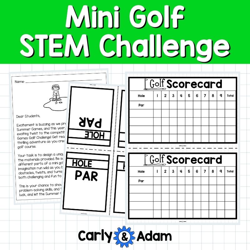 Summer Games 2024 Mini Golf STEM Activity Putt Putt Golf Course Designer — preview 2