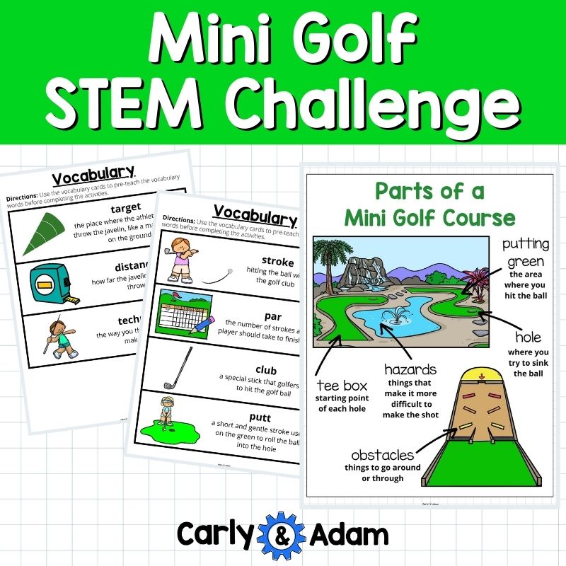 Summer Games 2024 Mini Golf STEM Activity Putt Putt Golf Course Designer — preview 4