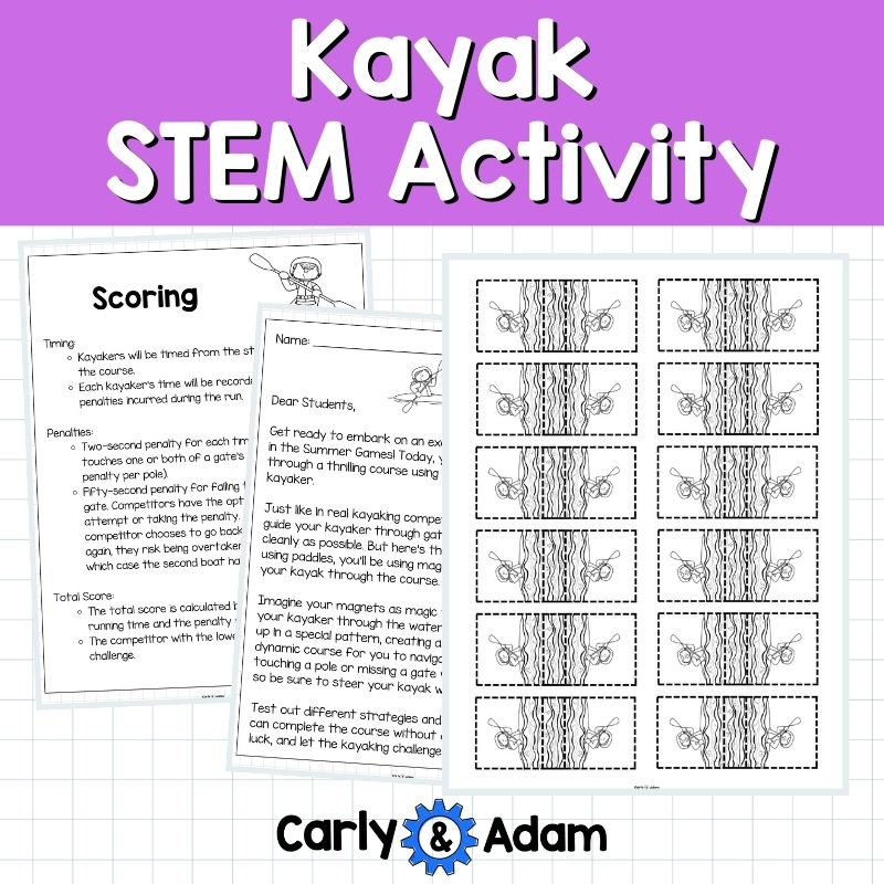 Summer Games 2024 Kayak STEM Activity Kayaking, Magnets, Magnetism — preview 7