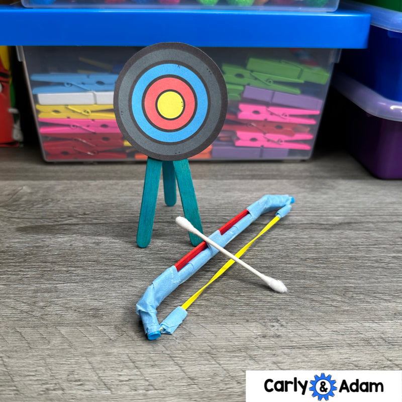 Summer Games 2024 Archery STEM Activity Bow and Arrow Designer Newtons 3rd Law — preview 2