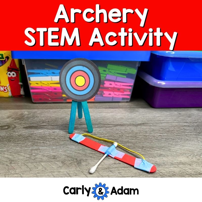 Summer Games 2024 Archery STEM Activity Bow and Arrow Designer Newtons 3rd Law — preview 1