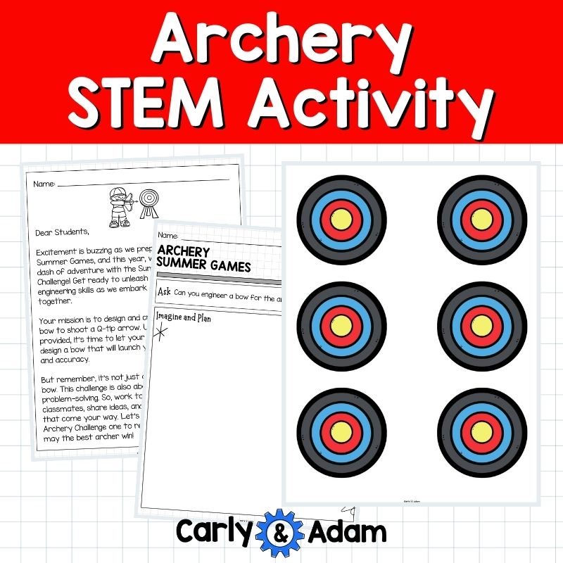 Summer Games 2024 Archery STEM Activity Bow and Arrow Designer Newtons 3rd Law — preview 9