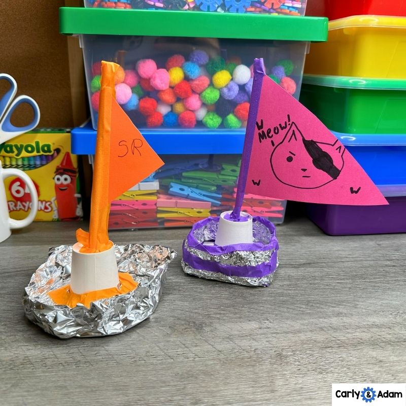 Sailing STEM Activity Wind Powered Sailboat Regatta Sink or Float Experiment — preview 6
