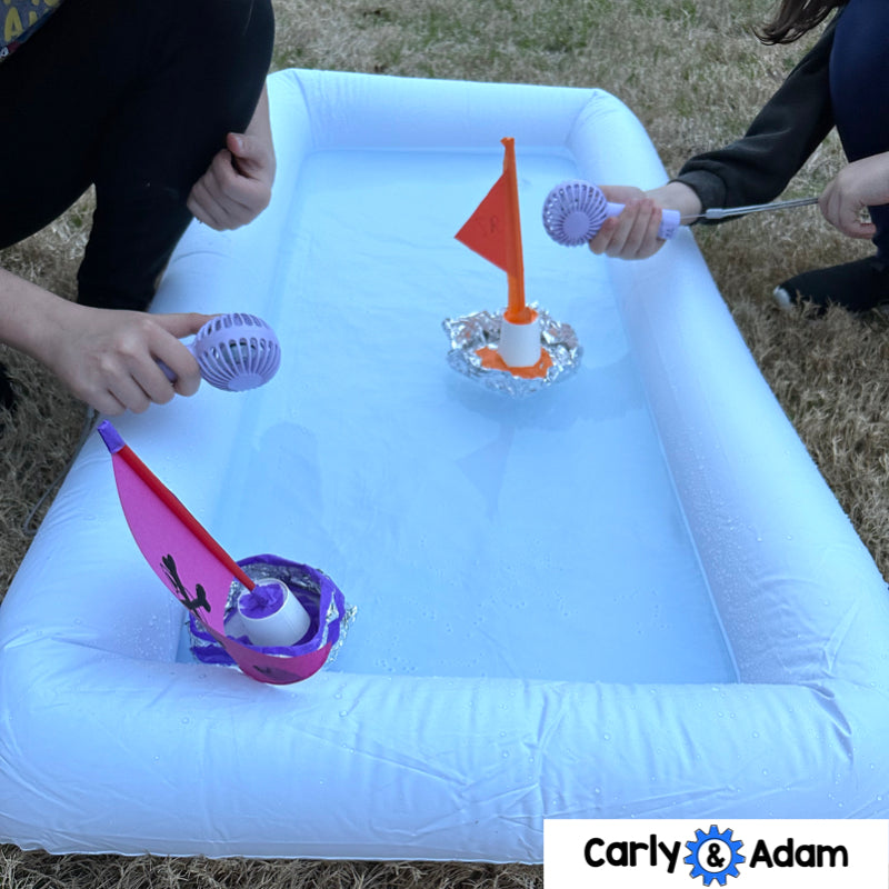 Sailing STEM Activity Wind Powered Sailboat Regatta Sink or Float Experiment — preview 12