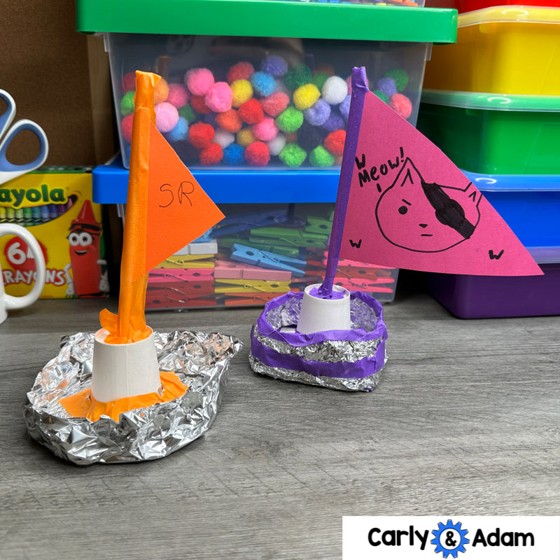 Sailing STEM Activity Wind Powered Sailboat Regatta Sink or Float Experiment — preview 13