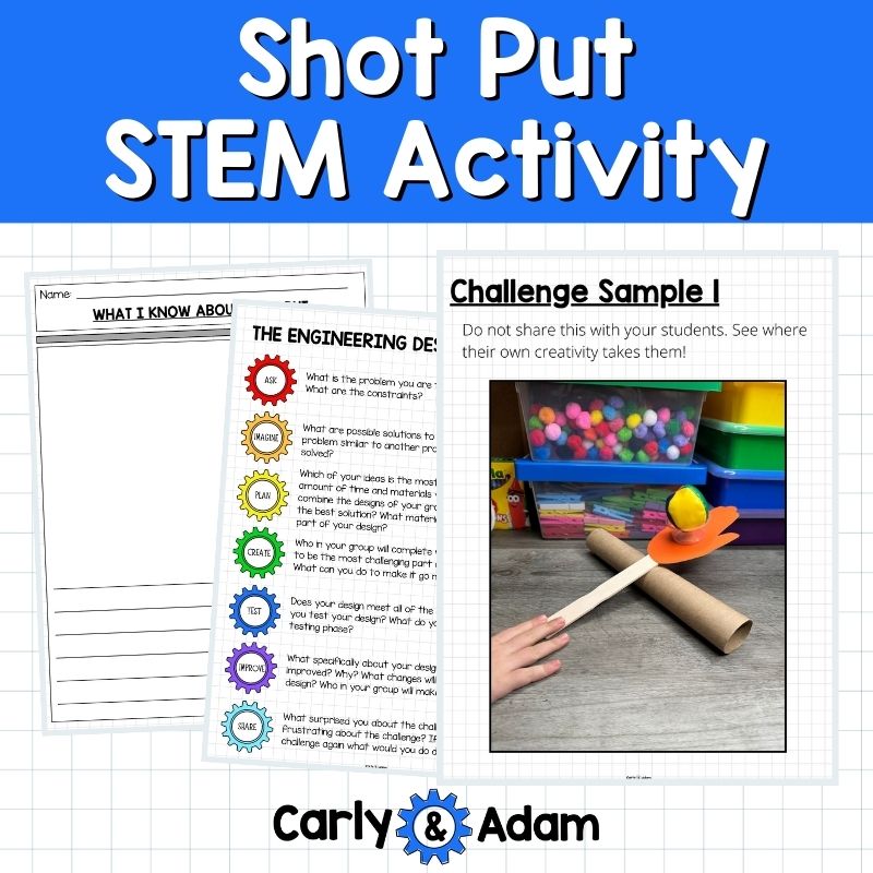 Summer Games 2024 Shot Put STEM Activity Track and Field Engineering — preview 12