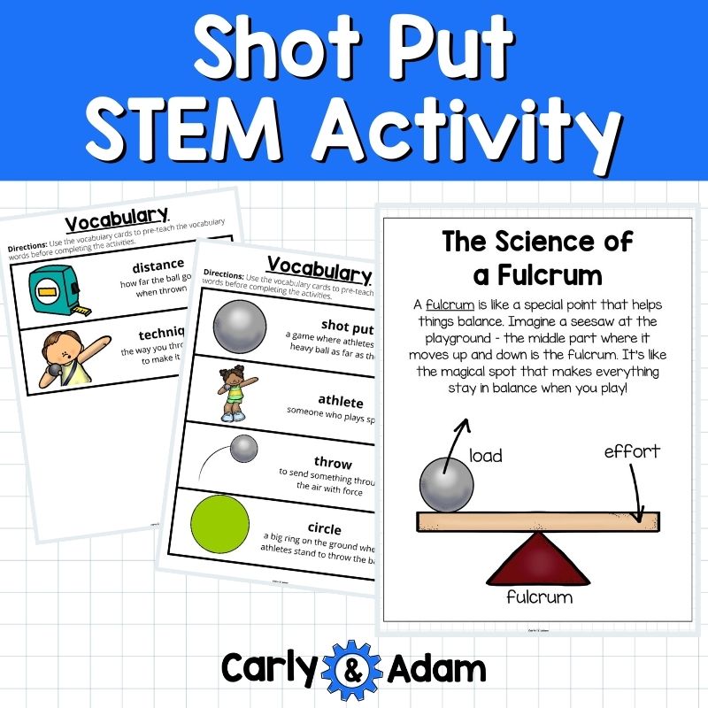 Summer Games 2024 Shot Put STEM Activity Track and Field Engineering — preview 14