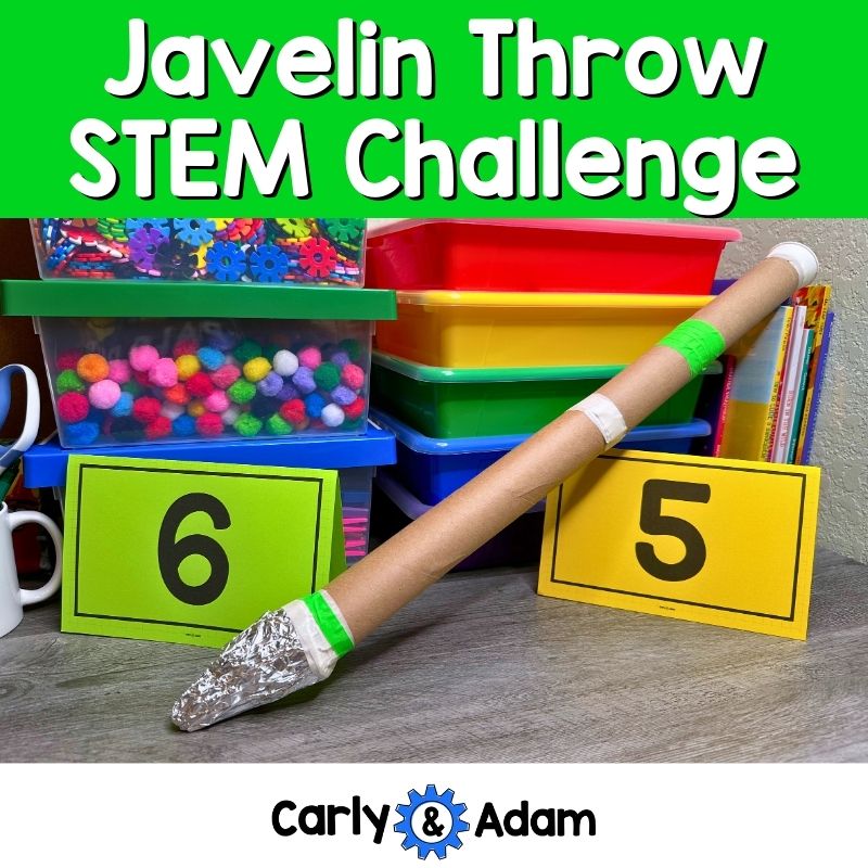 Summer Games 2024 Javelin Throw STEM Activity Track and Field Engineering — preview 1