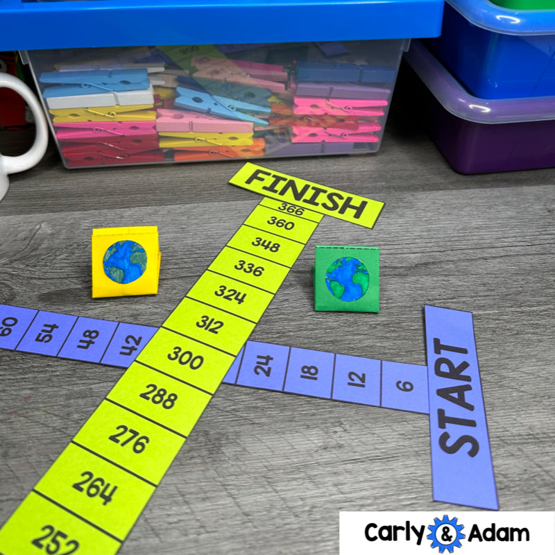 Leap Day Leap Year 2024 STEM Activity Origami Earth Racers, Astronomy Lesson — preview 4