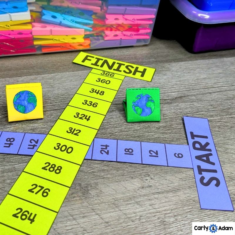 Leap Day Leap Year 2024 STEM Activity Origami Earth Racers, Astronomy Lesson — preview 8