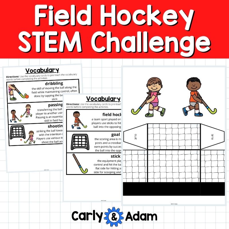 Summer Games 2024 Field Hockey STEM Activity Science, Engineering, Game — preview 4