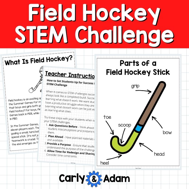 Summer Games 2024 Field Hockey STEM Activity Science, Engineering, Game — preview 6