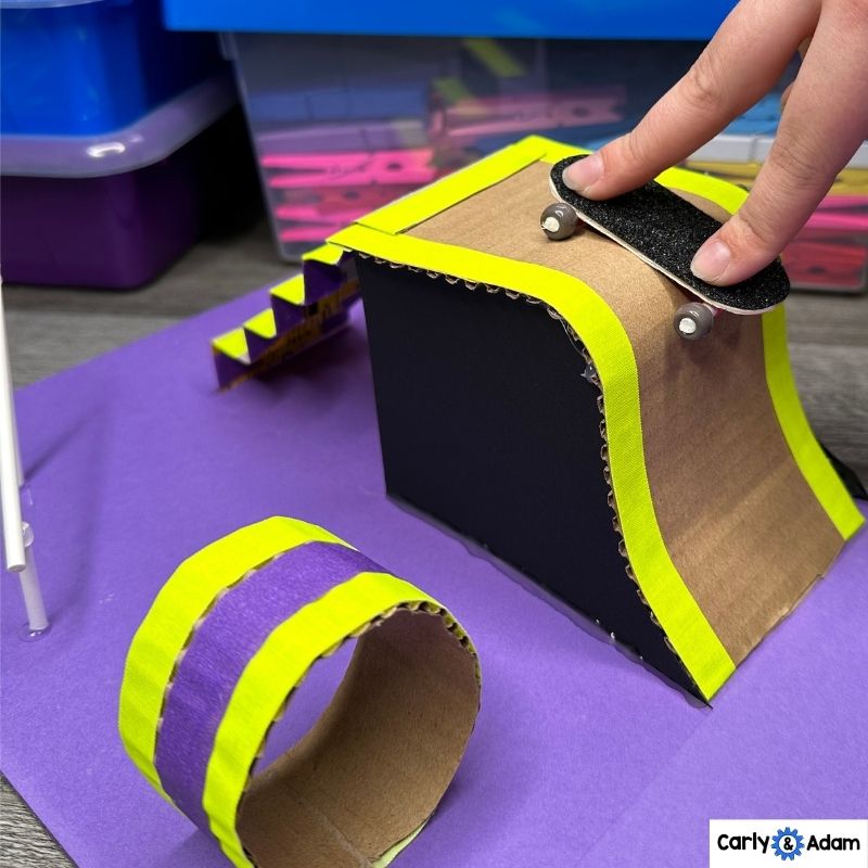 Summer Games 2024 Skateboarding STEM Activity Force and Motion Finger board — preview 3