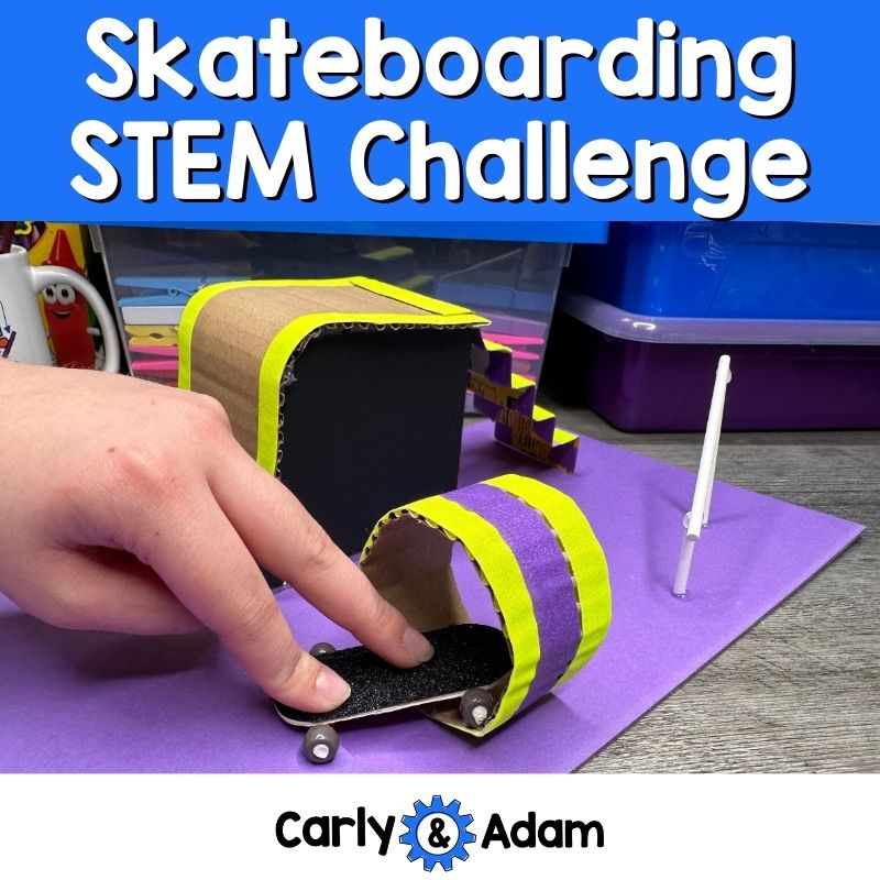 Summer Games 2024 Skateboarding STEM Activity Force and Motion Finger board — preview 1
