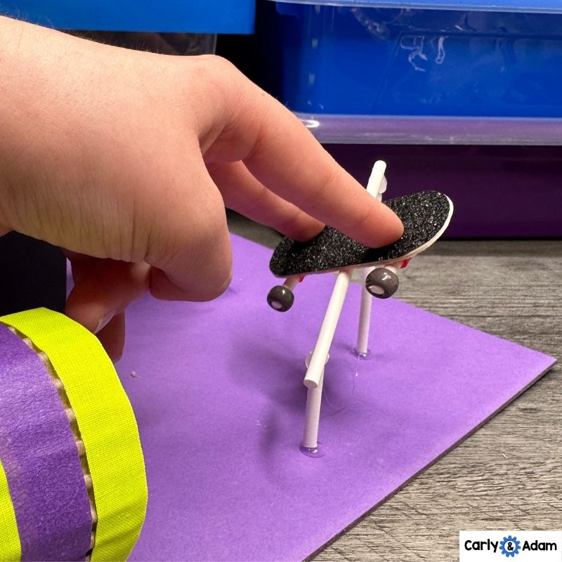 Summer Games 2024 Skateboarding STEM Activity Force and Motion Finger board — preview 6