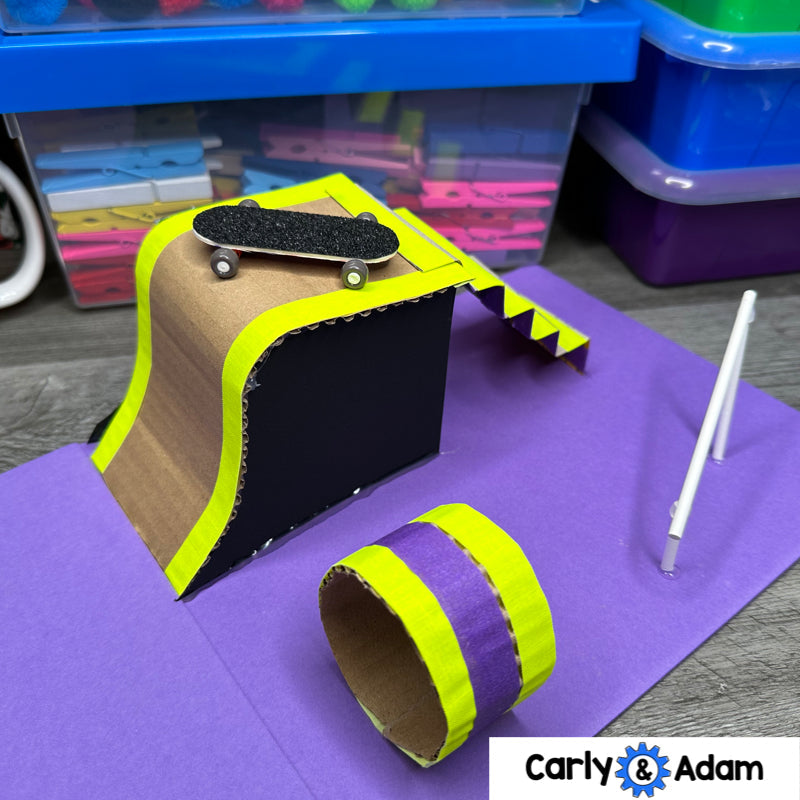 Summer Games 2024 Skateboarding STEM Activity Force and Motion Finger board — preview 10